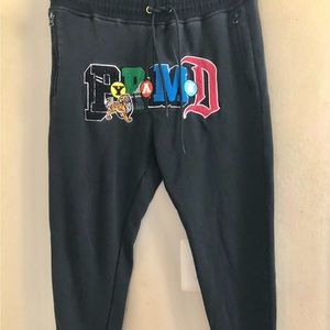 Black Pyramid Sweat Pants Size XL Black